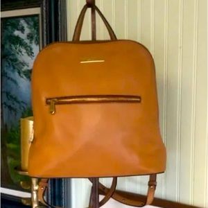 Like new! Never wore. Leather Brahmin Backpack.